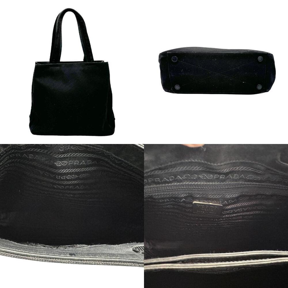 Prada handbag black canvas - Picture 3 of 4